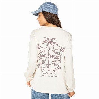 Billabong NO BAD DAYS T-SHIRT IN WHITE CAP