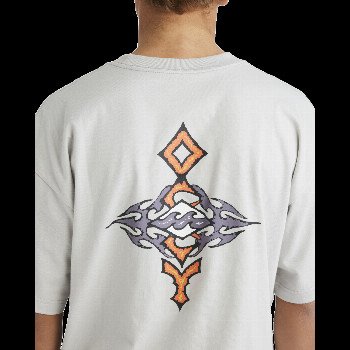 Billabong OCCY OG T-SHIRT IN SILVER