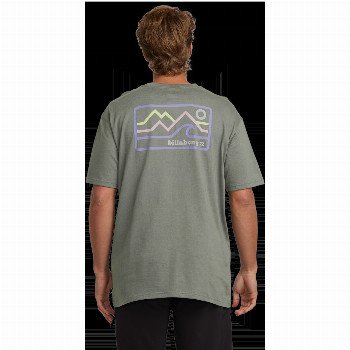 Billabong RANGE ADVENTURE DIVISION T-SHIRT IN SLATE