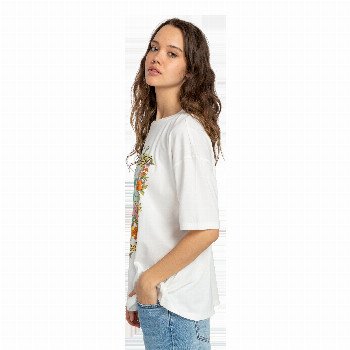Billabong RETURN TO PARADISE T-SHIRT IN SALT CRYSTAL