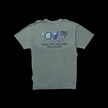 Billabong ROLL PREMIUM T-SHIRT IN DARK SLATE