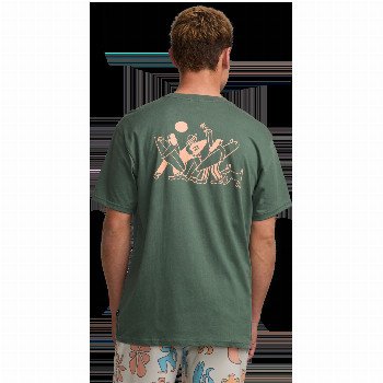 Billabong TOGETHER PREMIUM T-SHIRT IN DARK SLATE