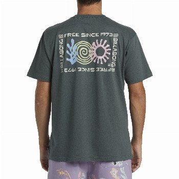 Billabong TROPPO POCKET T-SHIRT IN SLATE GREEN