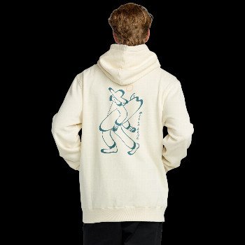 Billabong UP THE BEACH HOODIE IN OFF WHITE
