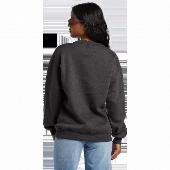 Billabong WAVES ARE CALLING SWEATSHIRT IN OFF BLACK