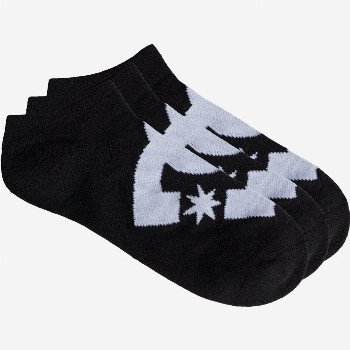 DC Shoes 3 PACK - ANKLE SOCKS BLACK