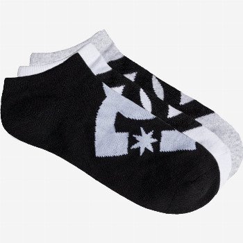 DC Shoes 3 PACK - ANKLE SOCKS BLACK