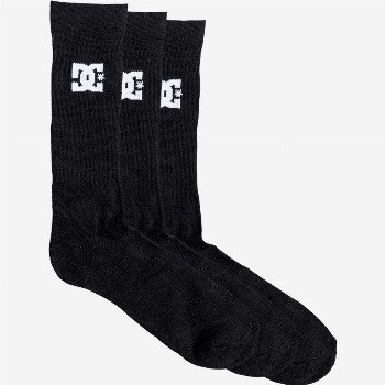 DC ShoesDC - 3-PACK CREW SOCKS FOR MEN BLACK