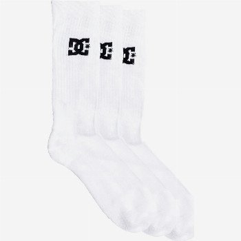 DC ShoesDC - 3-PACK CREW SOCKS FOR MEN WHITE
