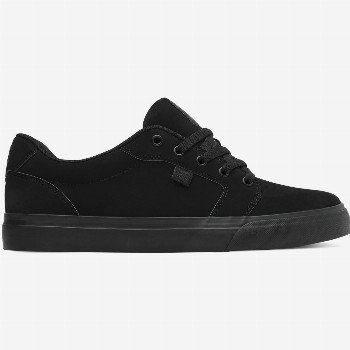 DC Shoes ANVIL - LEATHER SHOES BLACK