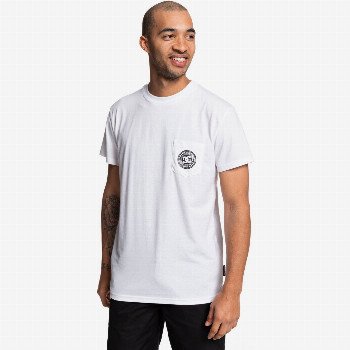 DC Shoes BASIC - POCKET T-SHIRT FOR MEN WHITE