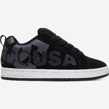 DC ShoesCOURT GRAFFIK SE - LEATHER SHOES BLACK