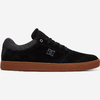 DC Shoes CRISIS - LEATHER SHOES FOR MEN BLACK