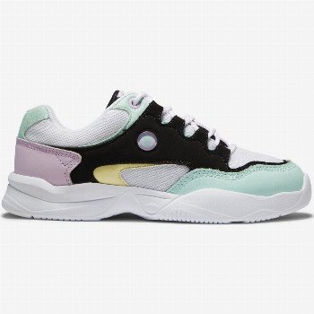 DC ShoesDECEL - LEATHER SHOES FOR WOMEN BLACK