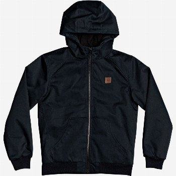 DC Shoes EARL PADDED HOODED JACKET FOR BOYS 8-16 - BLACK