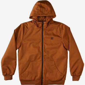 DC Shoes EARL PADDED HOODED JACKET FOR MEN - ORANGE