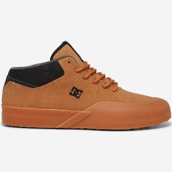 DC ShoesDC INFINITE MID WNT - MID-TOP WINTERISED LEATHER SHOES FOR MEN BROWN