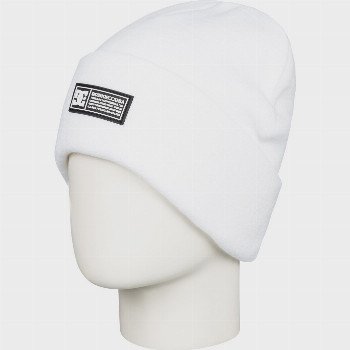 DC ShoesLABEL - CUFF BEANIE WHITE