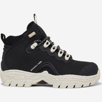 DC ShoesNAVIGATOR LEATHER LACE-UP WINTER BOOTS FOR WOMEN - BLACK