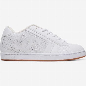 DC ShoesNET - LEATHER SHOES FOR MEN WHITE
