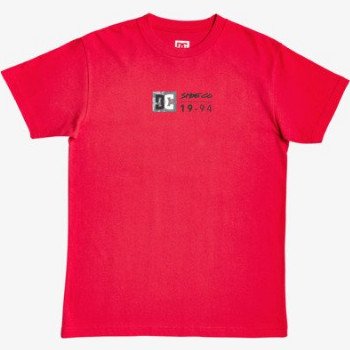 DC Shoes SPLIT STAR - T-SHIRT FOR MEN RED