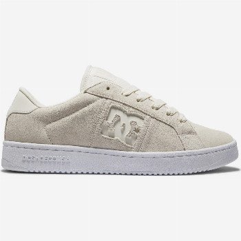 DC ShoesSTRIKER - LEATHER SHOES FOR MEN WHITE