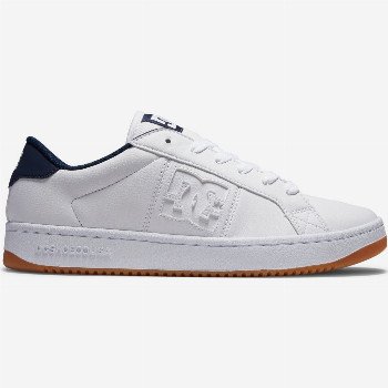 DC Shoes STRIKER - LEATHER SHOES FOR MEN WHITE