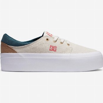 DC ShoesTRASE PLATFORM - FLATFORM SHOES FOR WOMEN WHITE