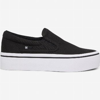 DC ShoesTRASE SLIP PLATFORM - FLATFORM SLIP-ON SHOES FOR WOMEN BLACK