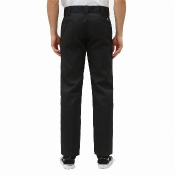 Dickies 873 SLIM STRAIGHT WORK TROUSERS IN BLACK