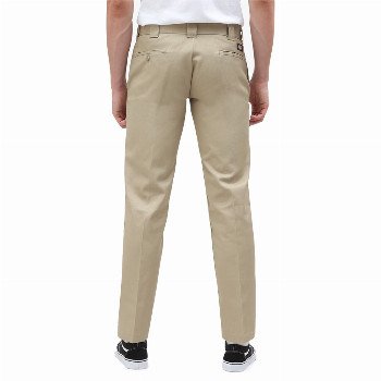 Dickies 873 SLIM STRAIGHT WORK TROUSERS IN KHAKI