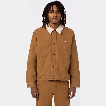 Dickies DC DECK JACKET MAN STONE WASHED BROWN DUCK