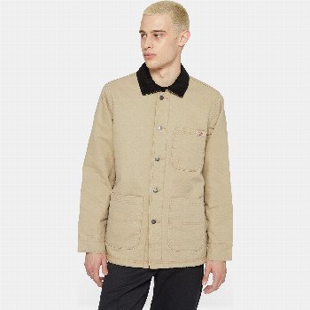 Dickies DUCK CANVAS CHORE COAT MAN STONE WASHED DESERT SAND