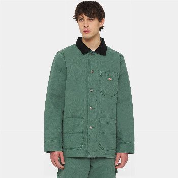 Dickies DUCK CANVAS UNLINED CHORE COAT MAN FOREST