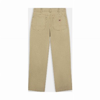 Dickies DUCK CANVAS UTILITY TROUSERS IN STONE WASHED DESERT SAND