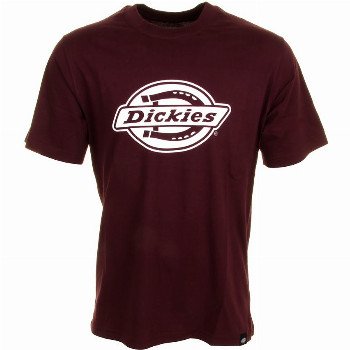 Dickies HORSESHOE T SHIRT - MAROON