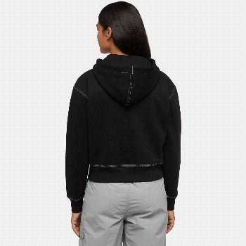 Dickies OAKPORT 1/4 ZIP HOODIE IN BLACK