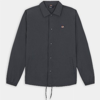 Dickies OAKPORT COACH JACKET MAN CHARCOAL GREY