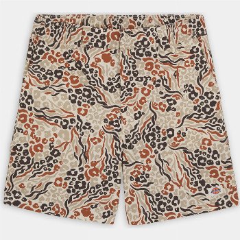 Dickies SALTVILLE SHORTS MAN RED CAMOUFLAGE