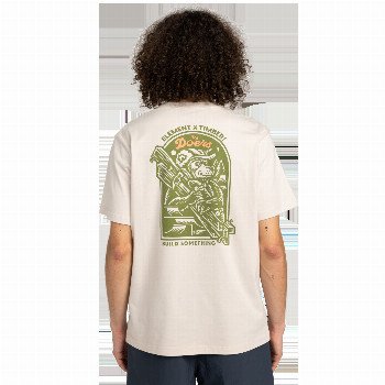 Element TIMBER CARRY T-SHIRT IN OAT MILK