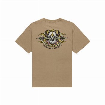 Element TIMBER SIGHT T-SHIRT IN KHAKI