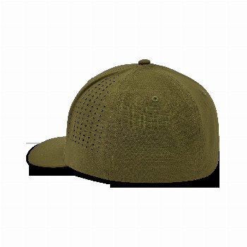 Fox Racing NON STOP TECH FLEXFIT CAP IN OLIVE GREEN