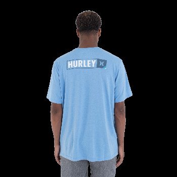 Hurley CORNER T-SHIRT IN AQUIFER HEATHER