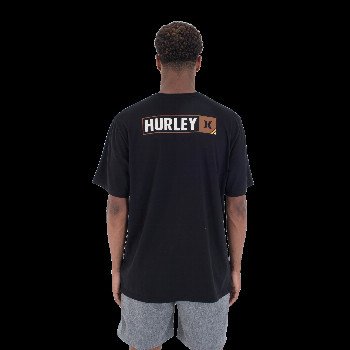 Hurley CORNER T-SHIRT IN BLACK
