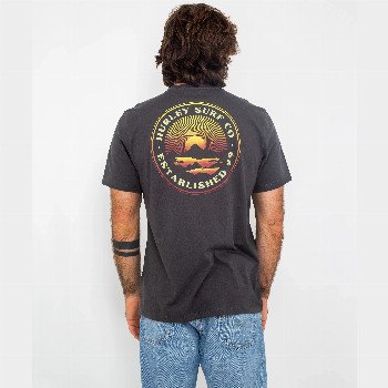 Hurley EVERYDAY EXPLORE RANGE T-SHIRT IN DARK STONE GREY