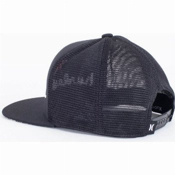 Hurley H2O DRI 25TH TRUCKER CAP IN BLACK