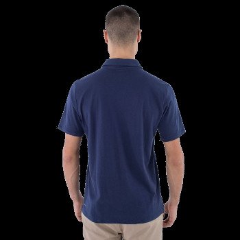 Hurley H2O-DRI ACE SLUB POLO SHIRT IN MIDNIGHT AQUA