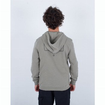 Hurley LAGUNA ZIP HOODIE IN ARMY