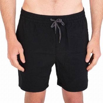 Hurley ONE & ONLY SOLID VOLLEY SHORTS - BLACK
