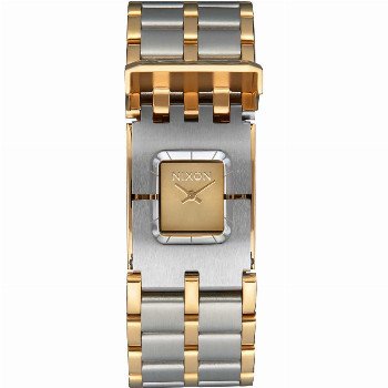 Nixon A1362-1921 CONFIDANTE - GOLD DIAL TWO-TONE STAINLESS WATCH